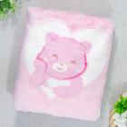 Cobertor Antialérgico para Bebês Meninas Estampado Ursa Rosa