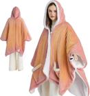 Cobertor Aquecido Wearable Shawl Bedsure - Poncho Elétrico Rosa