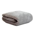 Cobertor Aveludado Soft Touch Relevo Manta Flannel Cinza