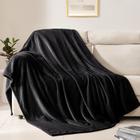 Cobertor BEAUTEX Fleece Queen Size Super Soft Flanela Preto