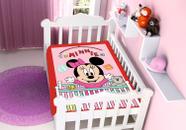 Cobertor Bebê Antialérgico Jolitex Disney Minnie Bercinho