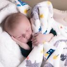 Cobertor Bebê Dupla Face Sherpa Cavalheiro Branco