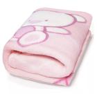 Cobertor Bebe Manta Estampado Ursa Sofy Menina Rosa 90x110cm