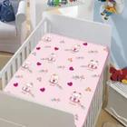 Cobertor Bebe Pelo Alto Macio Rosa - Ursinha 90 x1,10 Jolitex