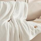 Cobertor Bedsure Fleece King Size 108 x 90 cm, creme quente de 500 g/m²