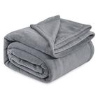 Cobertor Bedsure Fleece Queen Size cinza macio e leve