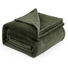 Cobertor Bedsure Fleece Queen Verde Oliva 230x230cm