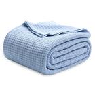 Cobertor Bedsure King Size 100% Algodão Waffle - Azul