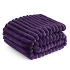 Cobertor Bedsure roxo de lã para sofá 130x150cm