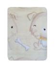 Cobertor berço 0,90 x 1,10 toque de seda etruria milk