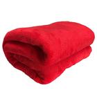 Cobertor Blush Solteiro Mantinha Felpuda 1 Peça - Vermelho
