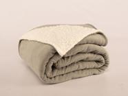 Cobertor canada soft com manta sherpa casal queen 1pc