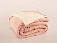 Cobertor canada soft com sherpa queen 1peça