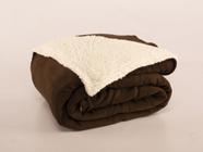 Cobertor canada soft com sherpa queen 1peça