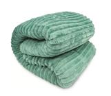 Cobertor Casal Canelado Verde Luster 1.80 x 2.20m Corttex Toque Macio