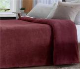 Cobertor Casal Com Sherpa Jacquard 180X220Cm Merlot Jolitex