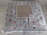 Cobertor Casal Confette Soft Touch 1,80 x 2,20. Cinza Escuro.