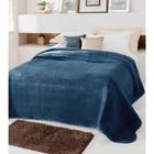 Cobertor Casal Jolitex Kyor Plus 1,80x2,20 Azul