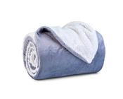 Cobertor Casal La Dotta Plush com Sherpa Merlot 220x240cm