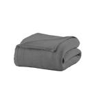 Cobertor Casal Manta de Microfibra 1,8x2,2m Cinza Escuro - Camesa