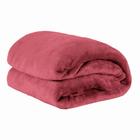 Cobertor Casal Manta Microfibra Toque Aveludado 01 Pc Blush