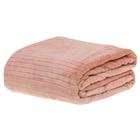 Cobertor Casal Microfibra Canelado Casa 1 Pç - Rosa Velho 14-1311