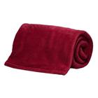 Cobertor Casal Microfibra Liso Casa 1 Pç - Bloodstone