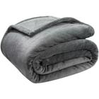 Cobertor Casal Neo Clássico 300 Velour 1,80m x 2,20m Camesa - Cinza