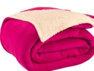 Cobertor Casal Queen Canadá 1 Peça Manta Sherpa Pink - Vilela Enxovais