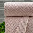 Cobertor Casal Texturizado Trançado Habitat Rosa