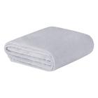 Cobertor Coberta Soft Touch Queen Mantinha Fleece - Cinza