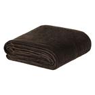 Cobertor Coberta Soft Touch Queen Mantinha Fleece - Marrom