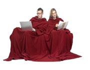 Cobertor com Mangas Casal - Vermelho - 1,90m x 3,00 m - Dryas