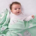 Cobertor de Bebê de Microfibra Estampado 1.10m x 85cm Papi