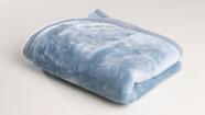 Cobertor de Bebe Para Berço Liso Azul 1,10x90Cm Sultan Super Macio