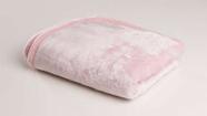 Cobertor de Bebe Para Berço Liso Rosa 1,10x90Cm Sultan Super Macio