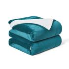 Cobertor de lã Sherpa Walensee Queen Size 230x230cm Teal