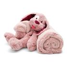 Cobertor de pelúcia PLUSHIBLE Pinky Dog para bebês - PLUSHIBLE BRIDGING MILES WITH SMILES