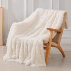 Cobertor decorativo Tuddrom, pele sintética felpuda, 130 x 150 cm