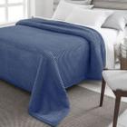 Cobertor Dyuri Plus Unicolor 1,80x2,20m Azul - Jolitex
