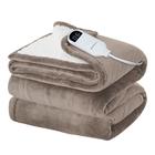 Cobertor elétrico Bedsure Twin Soft Flannel Taupe 160x210cm