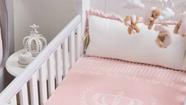 Cobertor Infantil Berço Bebê Colibri Exclusive Relevo Rosa Antialérgico