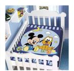 Cobertor Infantil Berço Bebê Raschel Plus Mickey - Pra Casa Decor