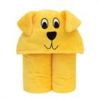Cobertor Infantil De Cachorrinho Em Tecido Macio Amarelo