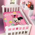 Cobertor Infantil Disney Baby Raschel Minnie Rosa 0,90x1,10 - Jolitex