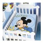 Cobertor Infantil Jolitex 0,90x1,05m Antialergico Mickey Azul