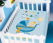 Cobertor infantil Jolitex Raschel Carrinho De Bebe Azul Masculino - Jolitex Ternille