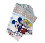 Cobertor Infantil Para Bebe Disney 70x90cm Com Crochê