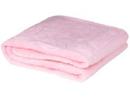 Cobertor Infantil para Berço Jolitex Microfibra Relevo Touch Texture Rosa