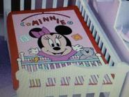 Cobertor Infantil Raschel Disney Baby - Minnie Bercinho Vermelho - Jolitex